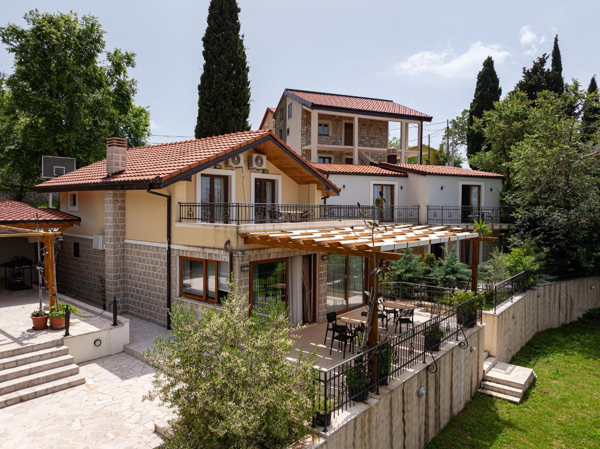 Sunset & Sunrise In Stanisici-two With Common Pool Villa Budua
